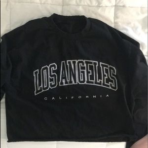 brandy melville los angels sweatshirt